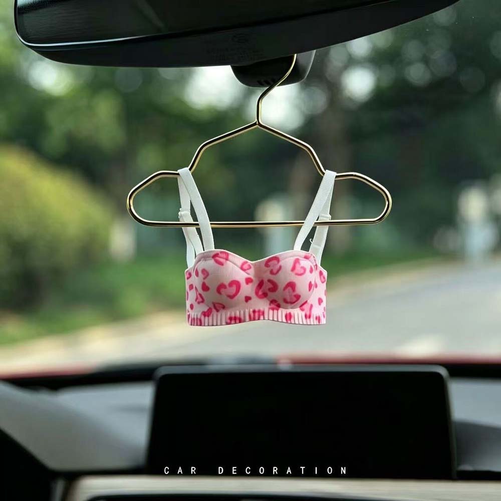 Interior Design Years - Neuer Mini-Dessous-Autoanhänger: Niedliches BH-Design als Rückspiegel-Anhänger,