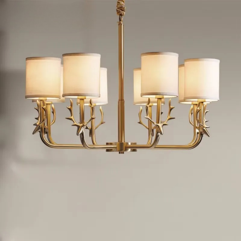 Interior Design Years - Kupfer-Kronleuchter für Wohnzimmer, Schlafzimmer, Arbeitszimmer, Küche,