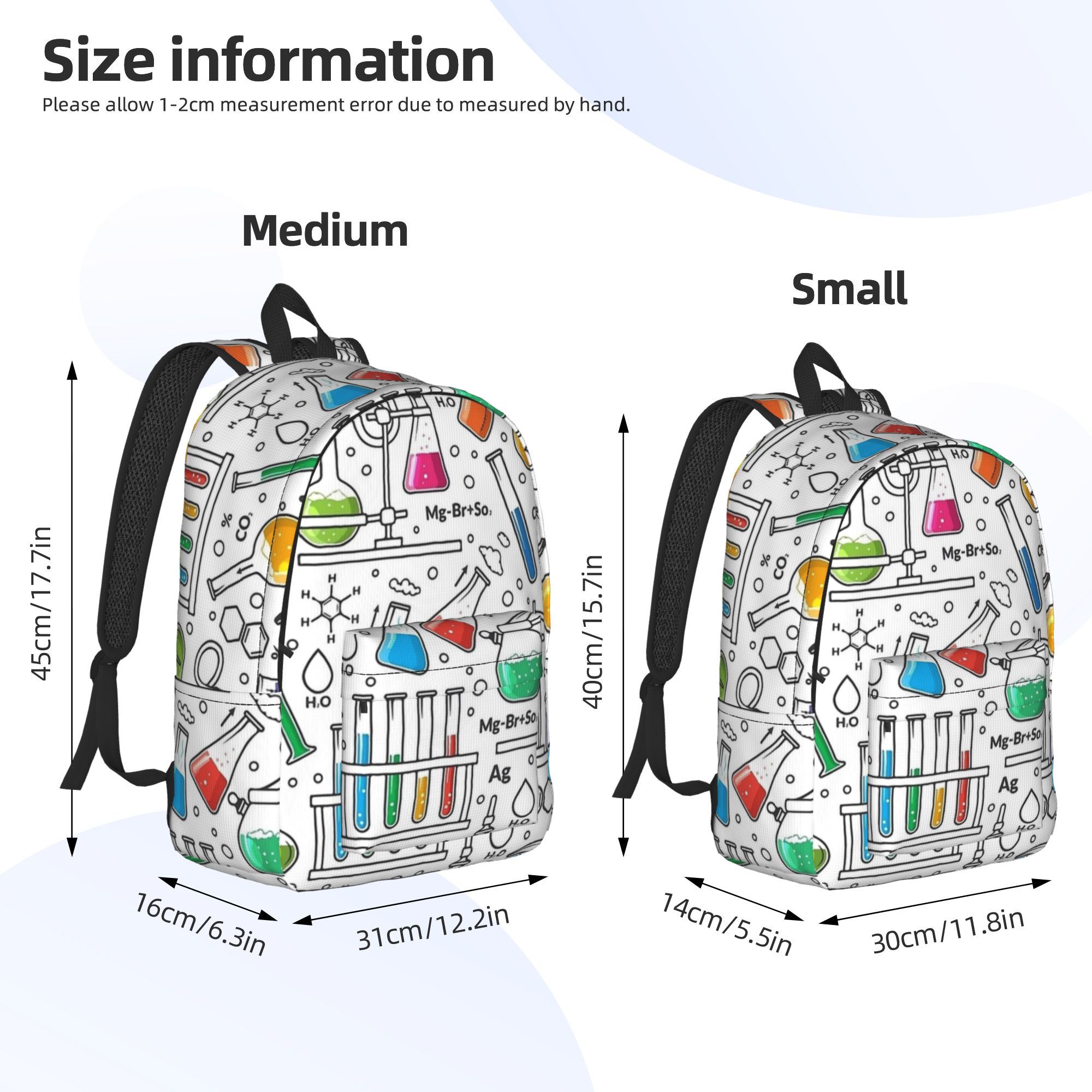 Rucksack mit Muster für Chemie – Interior Design Lab Bewertung und Preis