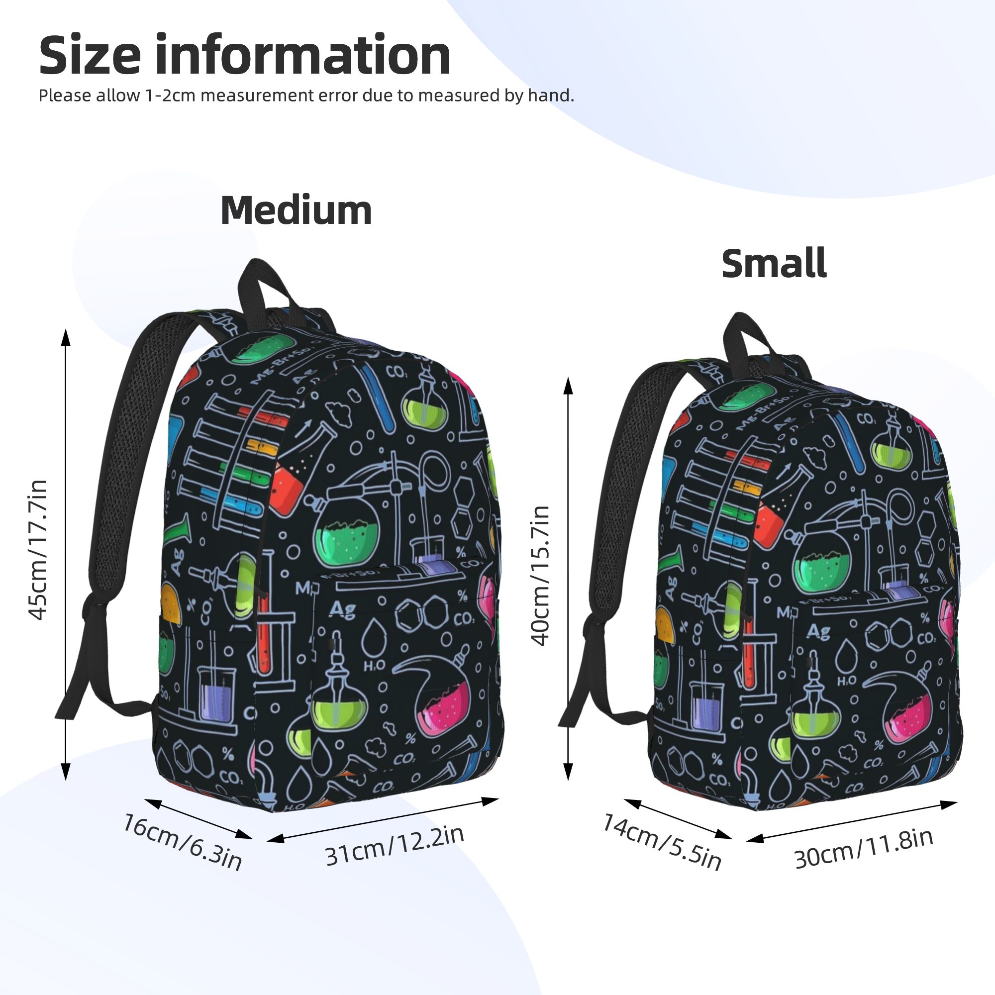 Rucksack mit Muster für Chemie – Interior Design Lab Bewertung und Preis