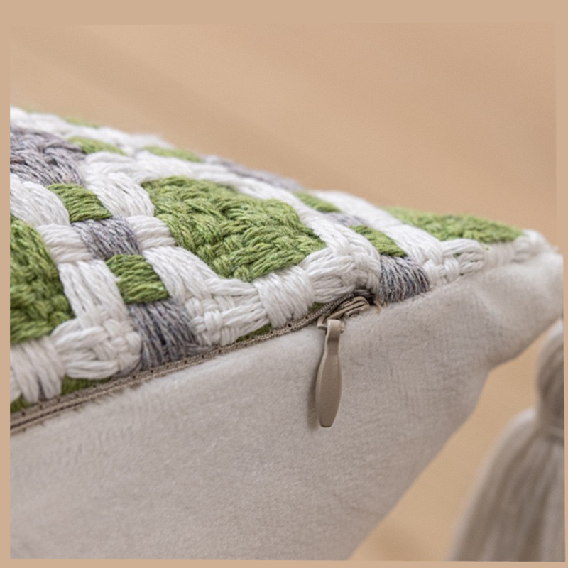 Moderne Dekorative Naturgrüne  – Textured Throw Natural Bewertung und Preis