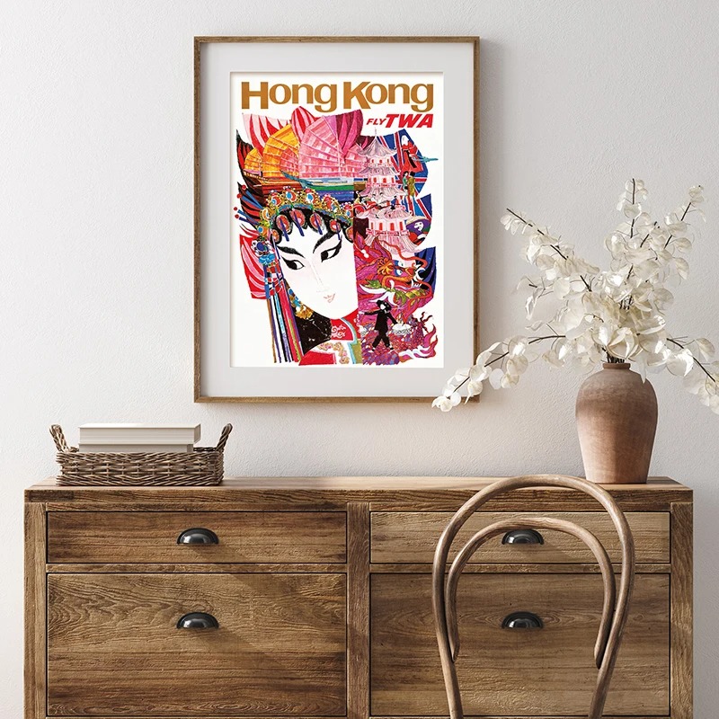 Reise Retro Poster Kunst Maler – Interior Design Sketch Bewertung und Preis