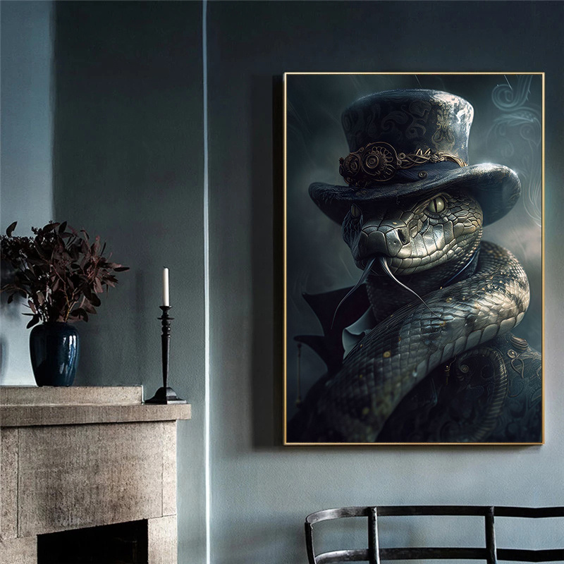 Coole Steampunk Tiere Porträt  – Interior Design Sketch Bewertung und Preis