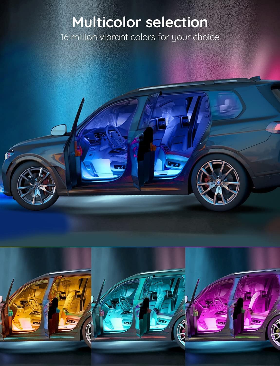 Auto-LED-Leuchten, RGB Smarte  – Interior Design Apps Bewertung und Preis