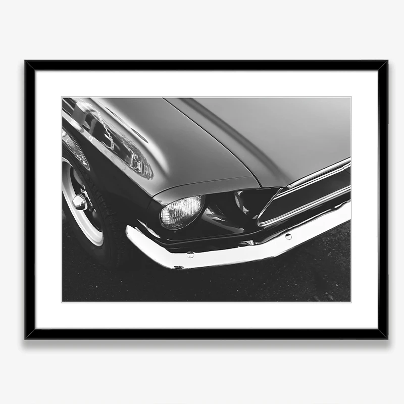Schwarz-weißes Ford Mustang kl – Interior Design Sketch Bewertung und Preis