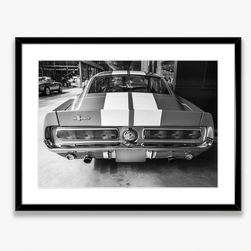 Schwarz-weißes Ford Mustang kl – Interior Design Sketch Bewertung und Preis