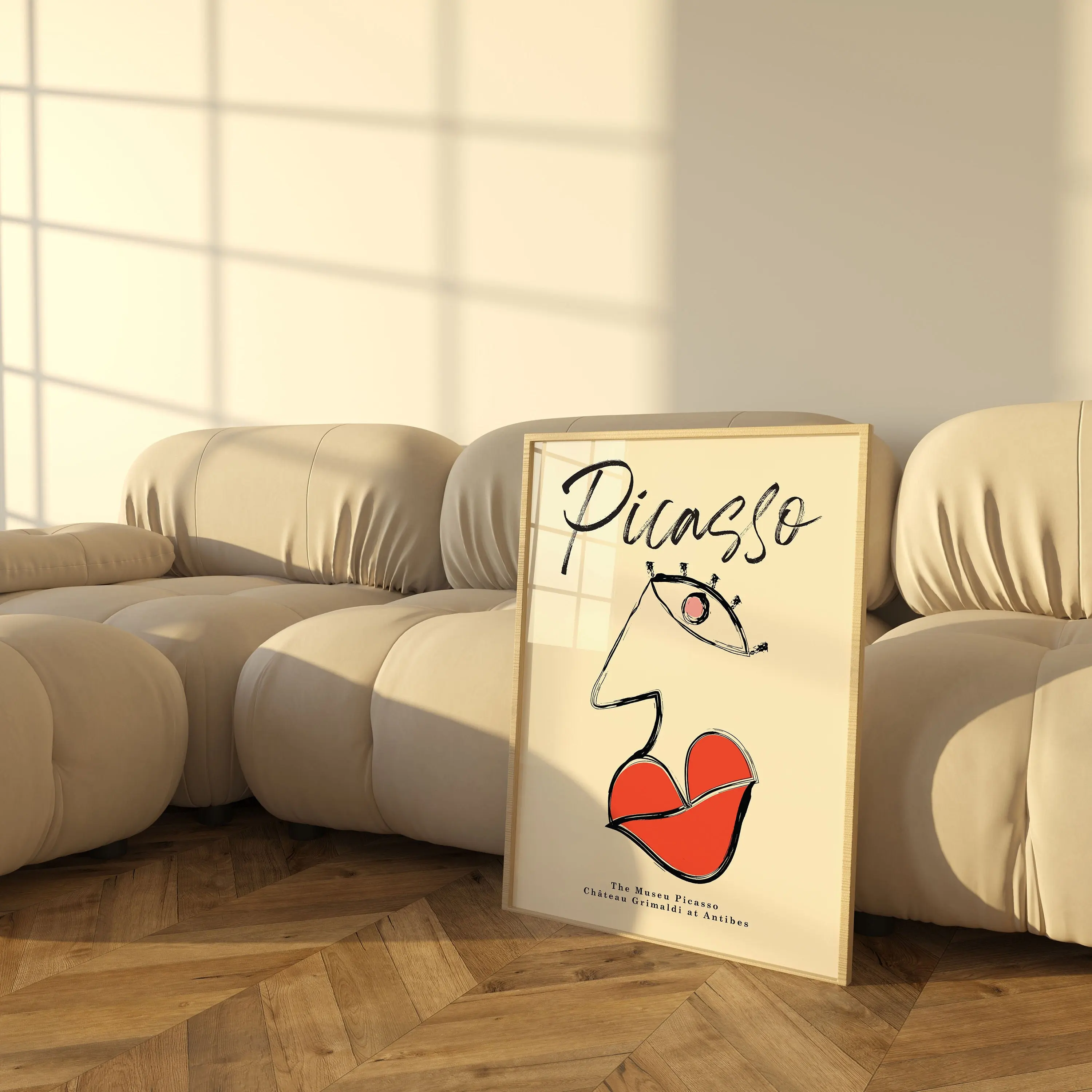 Picasso-Ausstellung, Wandkunst – Interior Design Sketch Bewertung und Preis