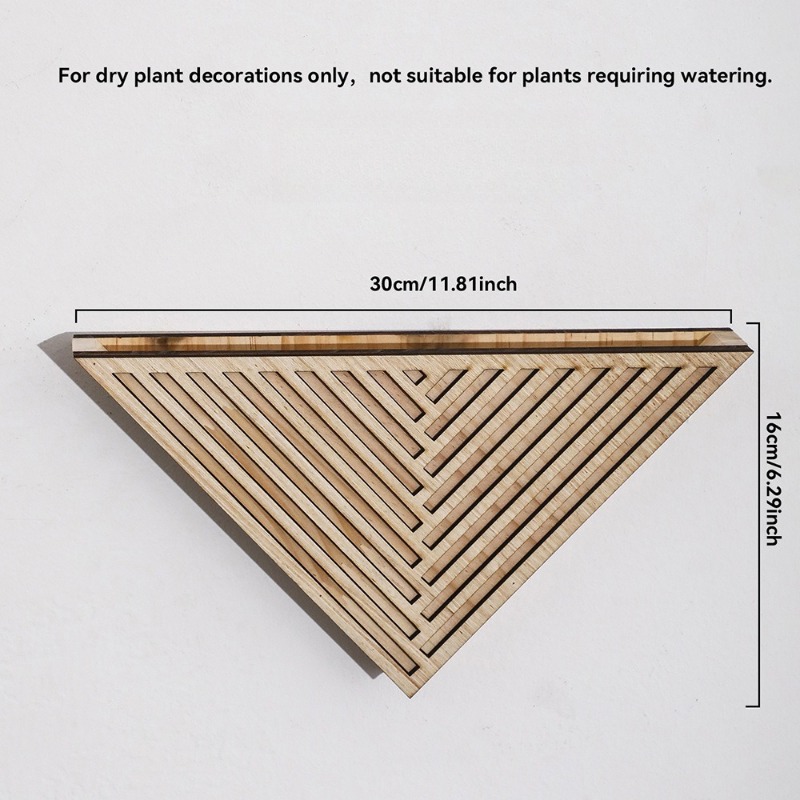 1 Stück leichtes Holzregal mit – Geometric Shelf Triangle Bewertung und Preis
